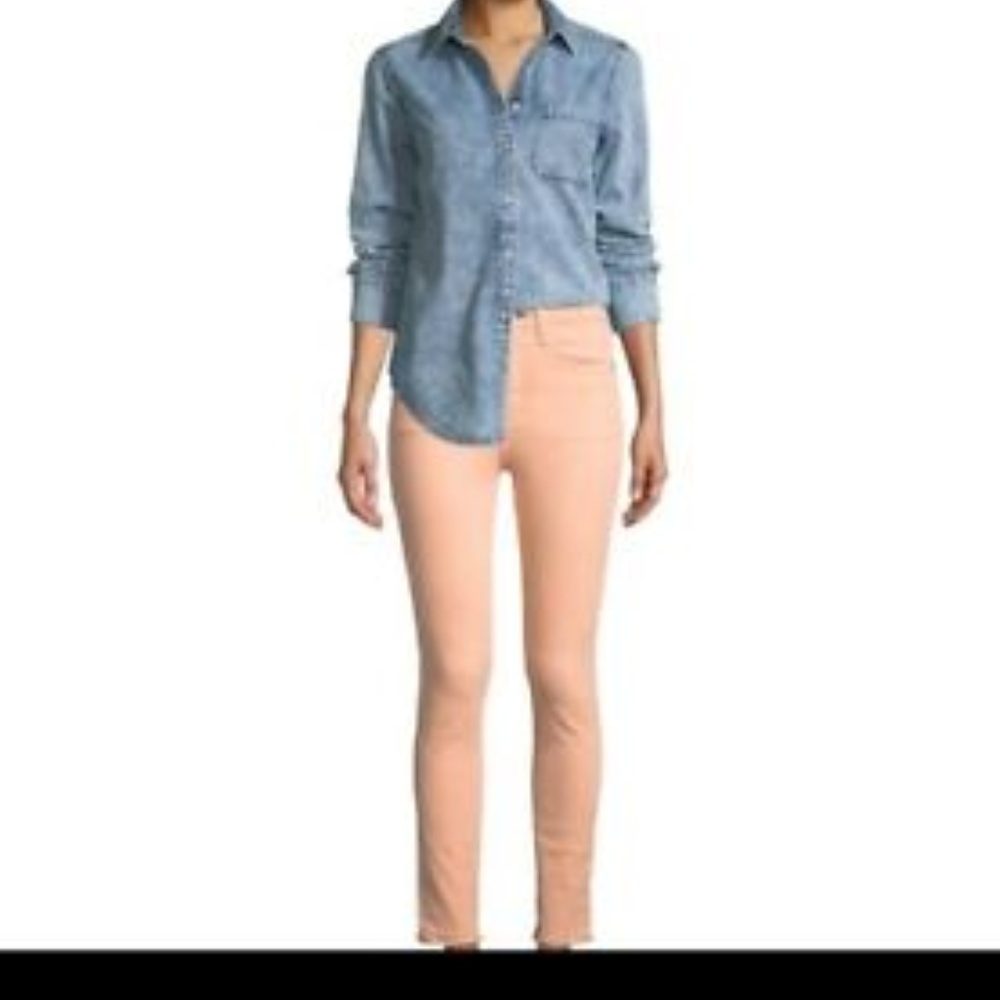 Rag & Bone High Rise Skinny Jeans in Prairie Sun
